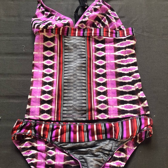 Tribal Print Reversible Swimsuit - Picture 1 of 3
